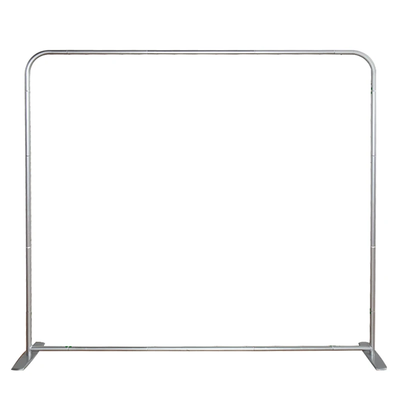 10ft Aluminum Frame Backdrop Banner Stand for Indoor Advertising Stretch Fabric Display for Promotions Exhibitions Trade Shows