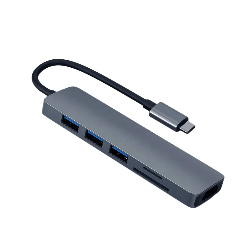 

6 In 1 4K Hyperdrive USB-C Docking Station Type C Hub For Macbook Pro