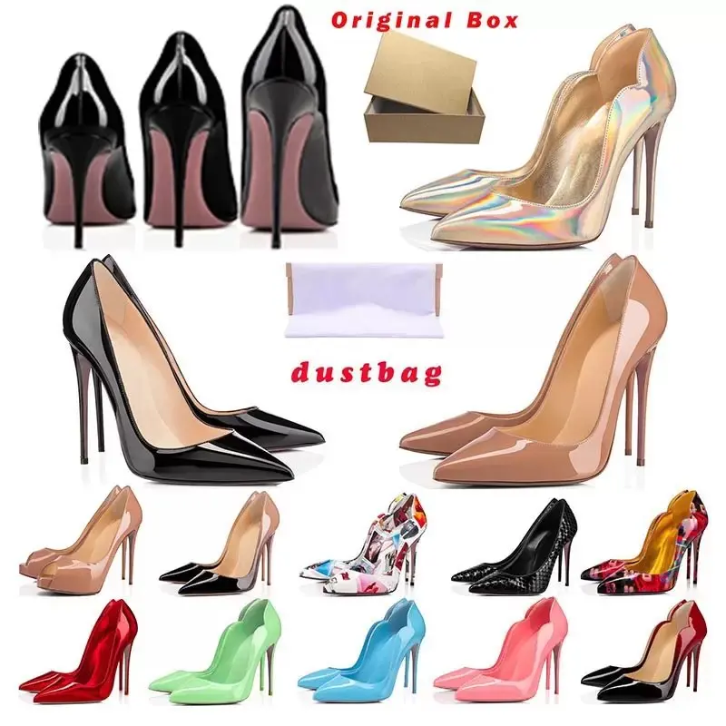 

Red bottom Woman Designer High Heel New Design Dress Black Casual luxury HEELS