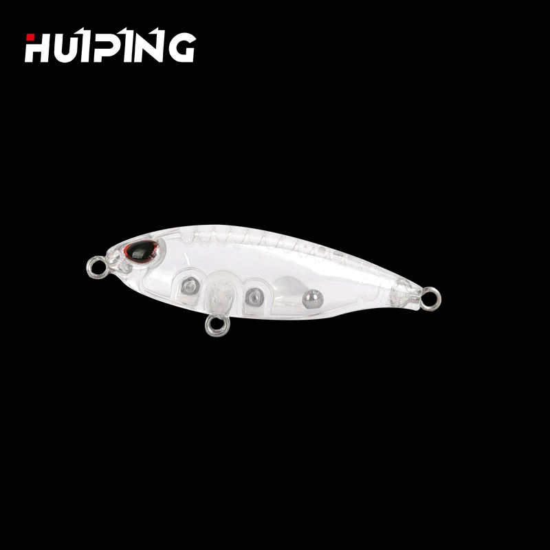 

Fishing Lures Wholesale 45mm 3g Unpainted Lure Blanks Pencil Lure Blank Hard Lures PE020, Transparent