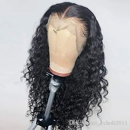 

13x6 Brazilian hd transparent lace frontal wig vendors deep wave invisible HD virgin human hair wigs pre plucked