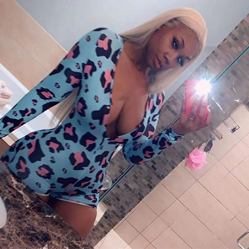 

2020 latest design long sleeve printed adult onesie pajamas women