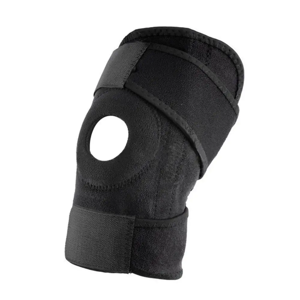 

Knee Brace Support Sleeve Adjustable Open Patella Stabilizer Protector Nylon Wrap for Arthritis Meniscus Tear Running Sports