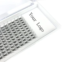 

20D 0.03 DD Curl Volume Fans Customized Trays Card 20D Premade Fans Eyelashes 0.03 Russian Lashes