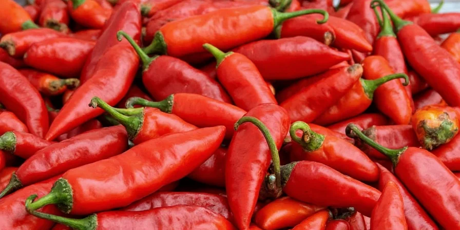 Bowl of dried chili peppers