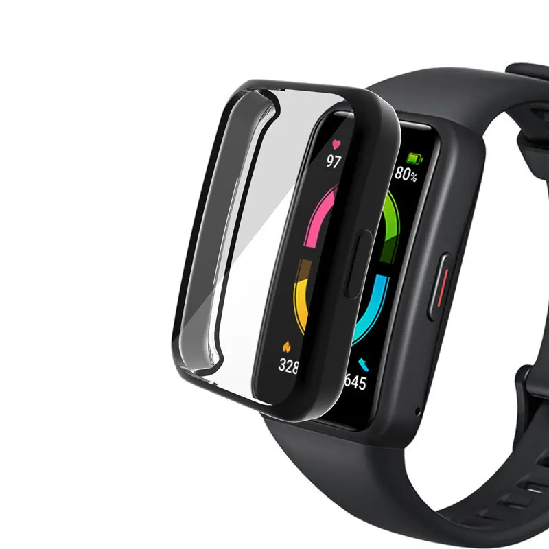 

Free shipping Colors Case Soft TPU Bumper Plated Anti-Scratch Cover for Huawei Watches Honor 6, Black/silver/pink/rose gold/gold