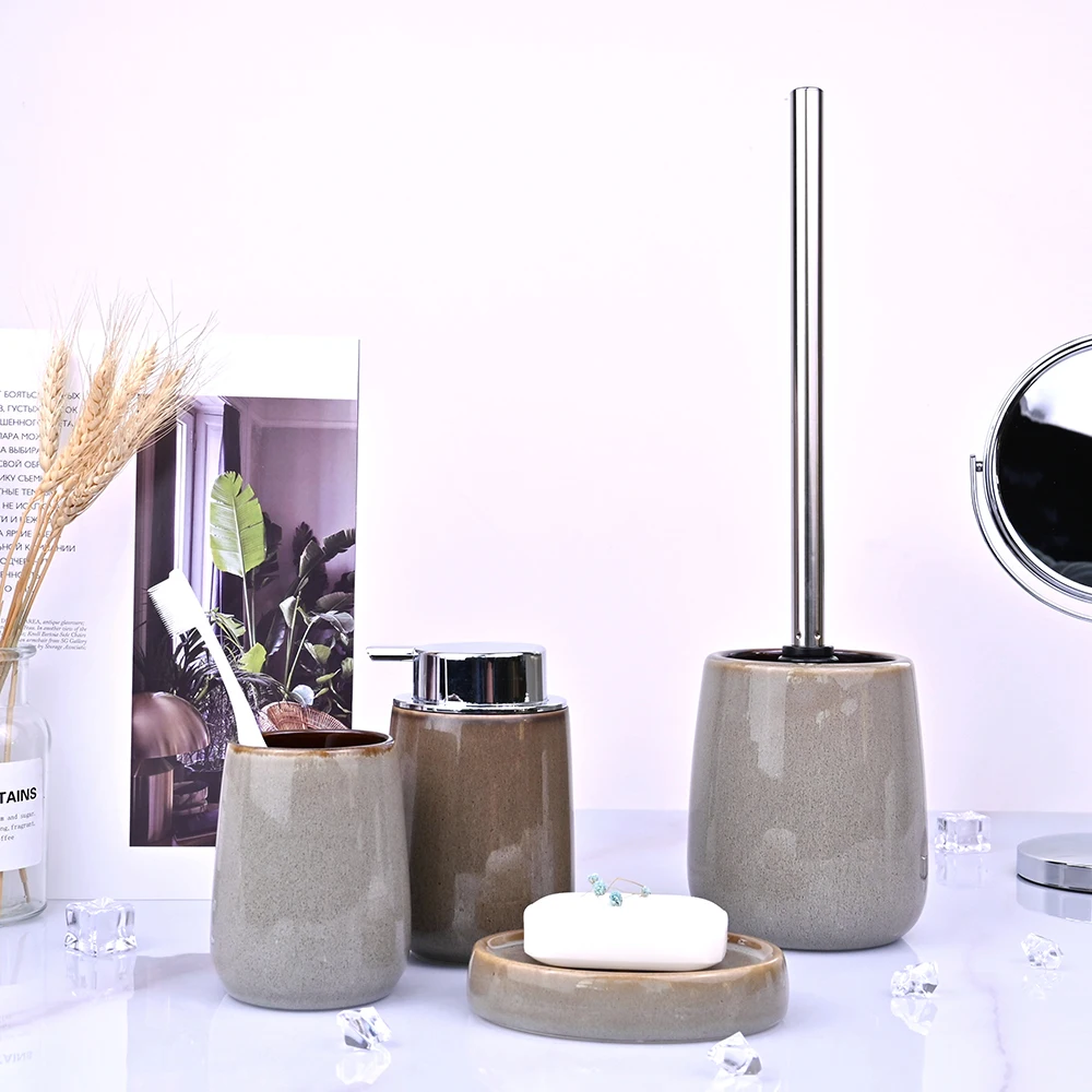 

Wholesale Custom High Quality Ceramic Sets Accessories Batroom Set Accessories