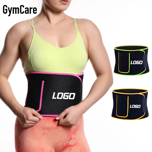 

fitness Custom Adjustable waist support trainer Neoprene Sweat Bands Waist Trimmers Slimming Belt Waist Support For Men Women