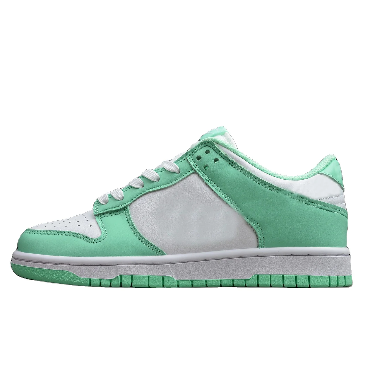 

Original high quality genuine leather women's casual board shoes basketball casual shoes green white mint sneakers