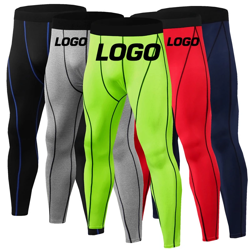 

Summer Bodybuilding Pants Mens Colorful Spandex Running Tights Stretch Basketball Outdoor Quick Dry Leggings Colored Tights