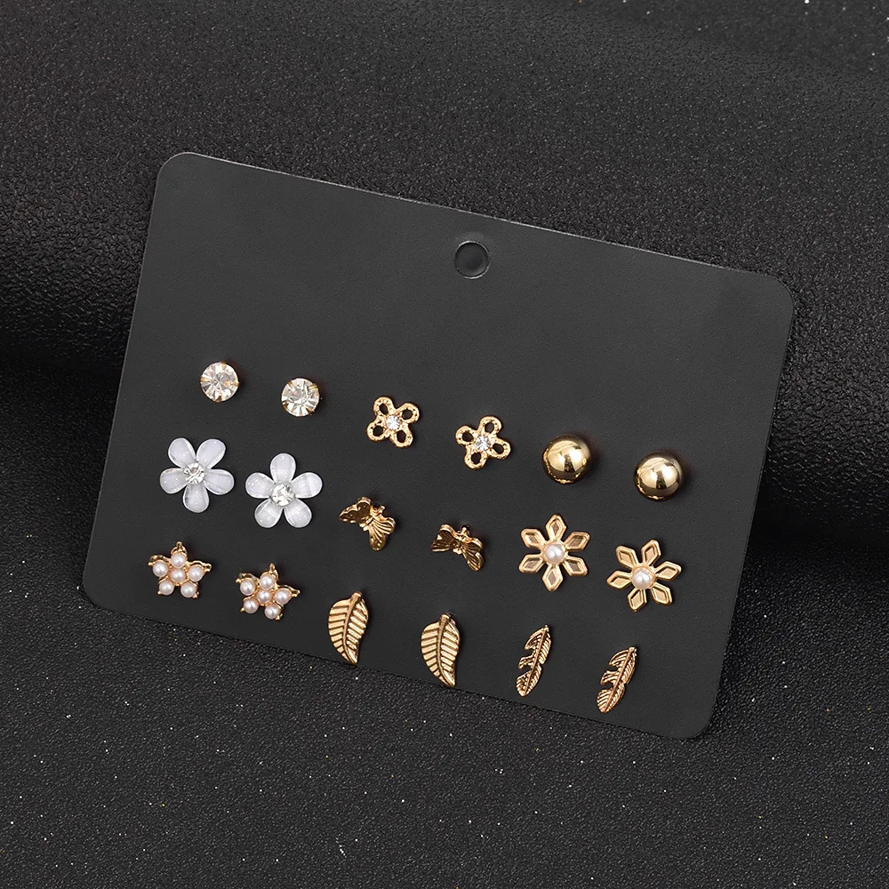 

discount short stick earring cheap assorted stud earring pack no fade allergy free sample short earring jewelry