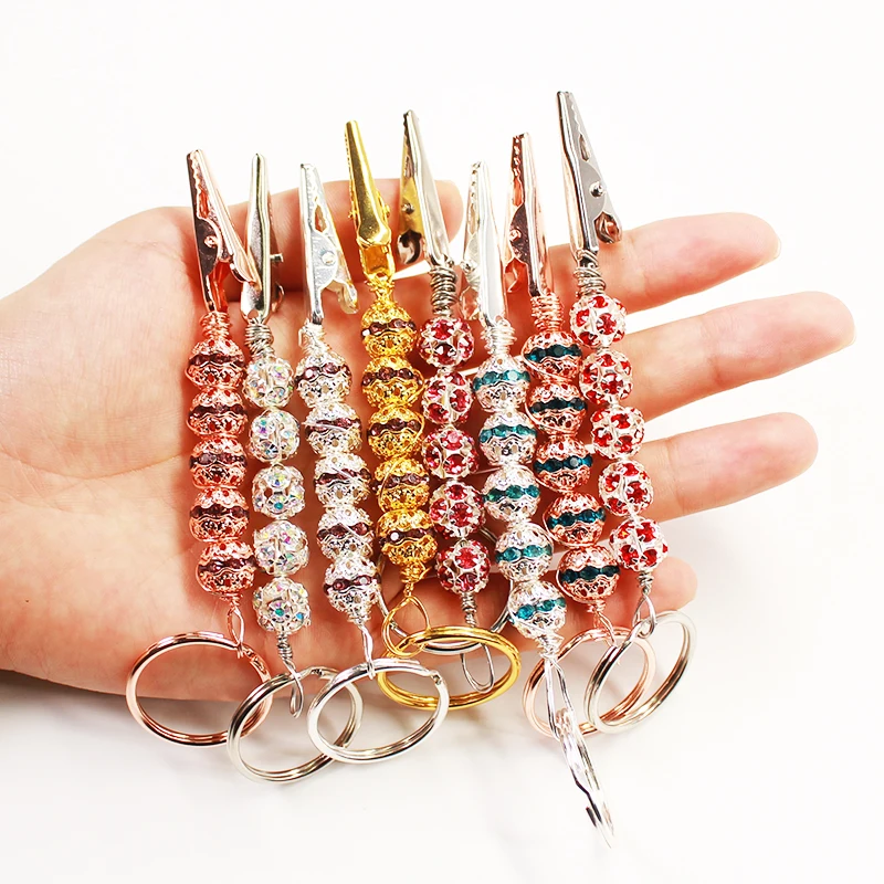 

UKETA new launched bling weed accessories roach clippers card grabber for long nails, Customized