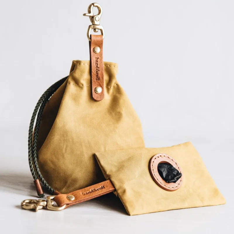 

Handcrafted Vintage Canvas Dog Bags Poop Cat Snack Holder Pet Poop Bag Recycle Holder Pet Dog Poop Bag Holder