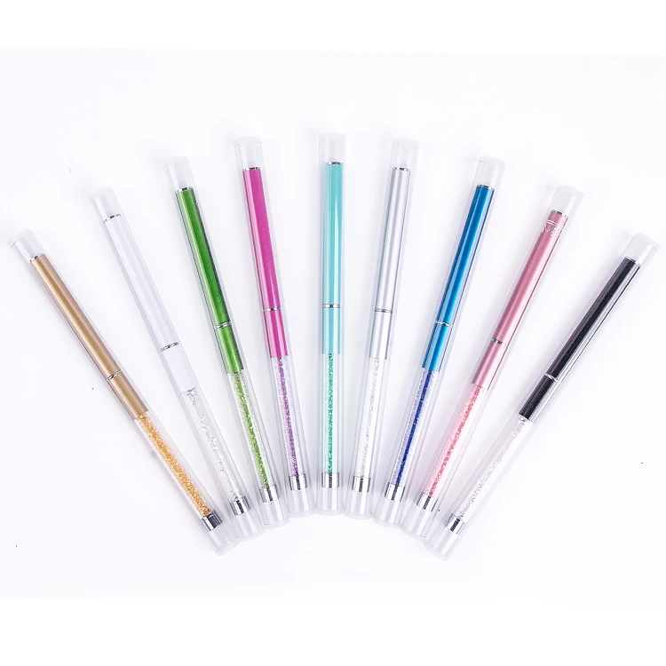 

Luxury Retractable Gold Eyelash Extension Pink Eyelash Cleaning Brush