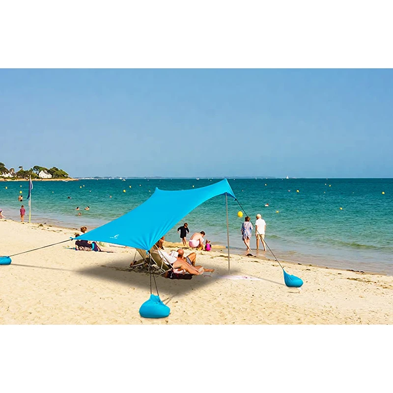 

2021 Hot Selling UV 50+ Stretch Beach Sun Shade beach tent sun shelter