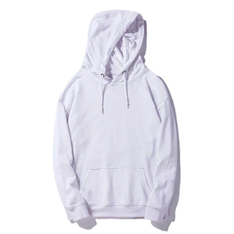 

White blank high quality unisex hoodies wholesale women's premium sweatshirt string men oem custom hoodie