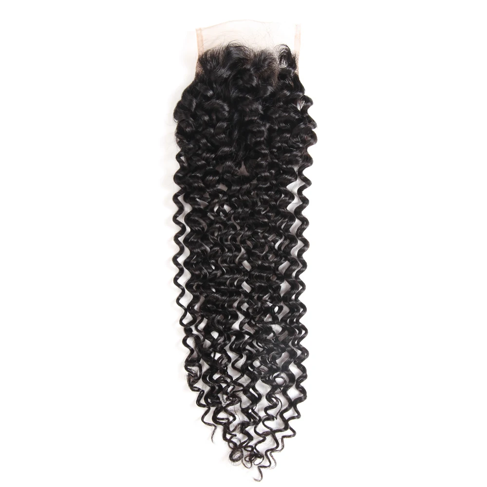 

Hot Sell Factory Direct Hair Vendors 4*4 Closure Curly Wave 100% Human Hair 4x4 Lace Frontal