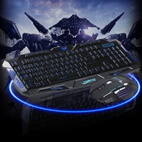 

Wired mouse keyboard set, seven colors keys mouse three colors backlit gaming keyboard mouse combos, mouse & keyboard