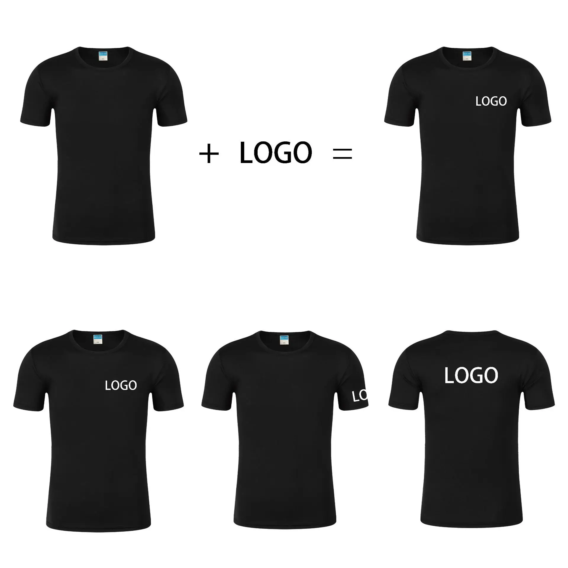 

High quality Custom T Shirt Printing Blank shirts unisex cotton polyester plain Blank men t-shirt for sale summer shirt