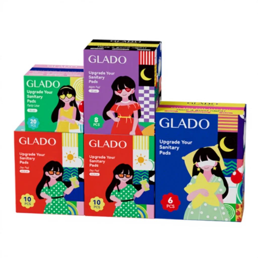Factory Brand Disposable Cotton Feel Sanitary Napkin Super Absorbency Breathable Winged Design Low MOQ Women's Sanitary Pads