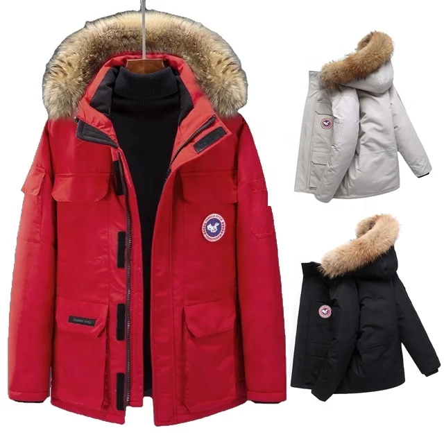 
Captain Calls OEM Custom High Quality Goose Down Feather Puffer Jacket Fashion Men Winter Jacket 