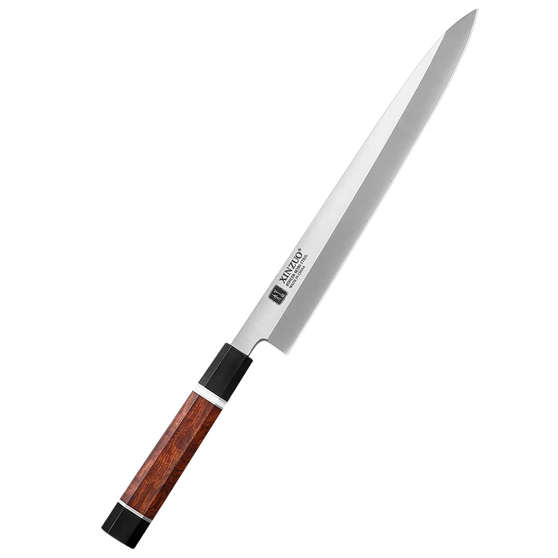 

M1-S Super Sharp Blade Sashimi Knife North America Dersert Ironwood M390 Powerd Steel 280mm Carbon Steel Gold Supplier Gift Box