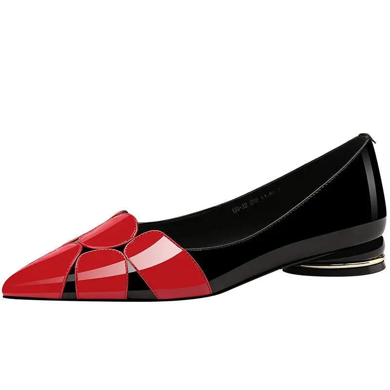 

Cresfimix Women Fashion Sweet Black & Red Multi Color Slip on Square Heel Pumps Lady Casual Party Night Blue Heel Shoes B6525 Pumps