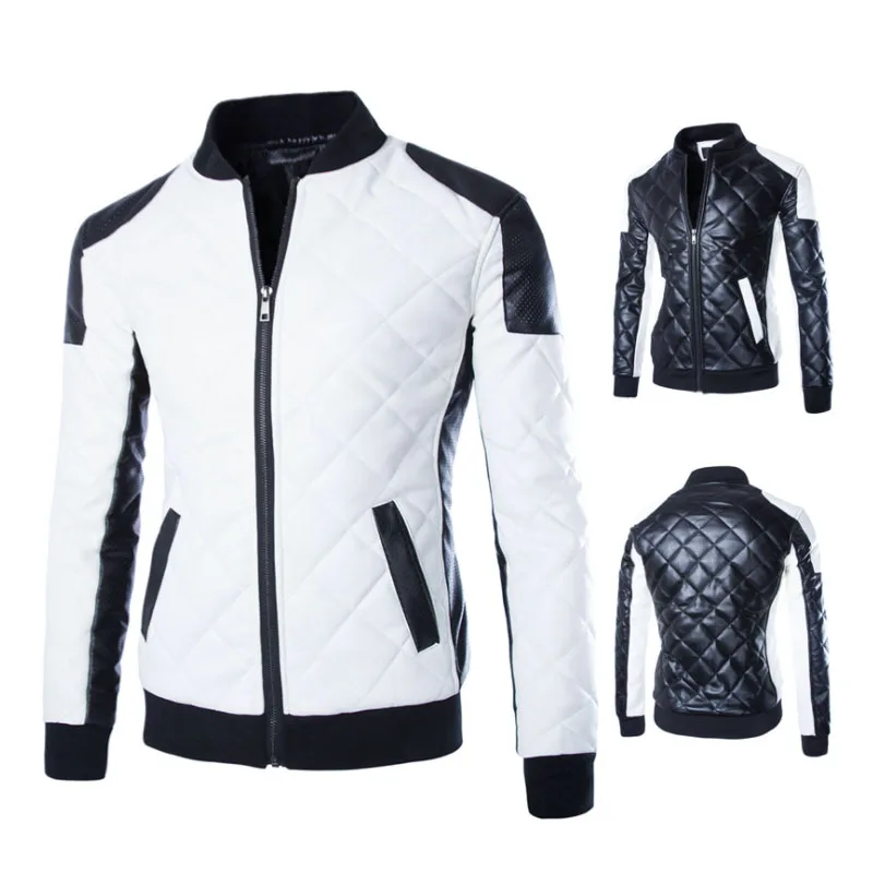

High quality leather jacket winter jackets for mens puffer coat mens