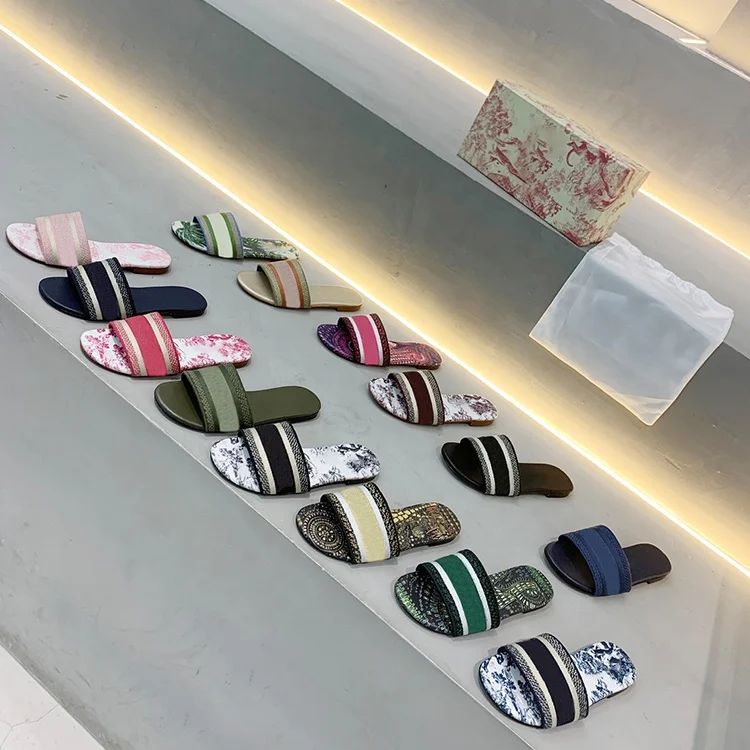 

Amazon Product Diorelying Oem Hotel Designer Famous Brands Female Colorful Platform Sandals Eva Slipper, Customerized