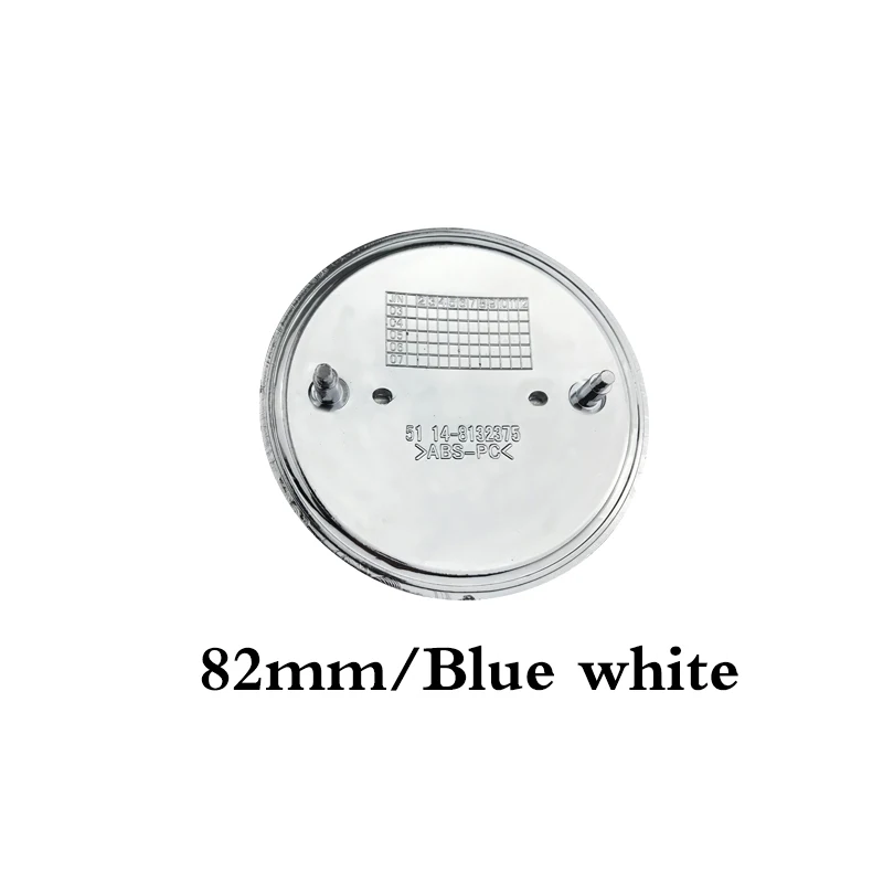 82mm 74mm Blue white black white Car Front Hood Rear Trunk Emblem Badge Cover 2 Pins fit for BMW 51148132375