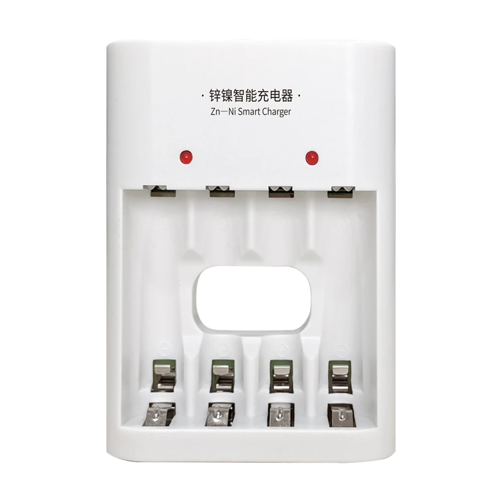 

Standard Battery charger 4 slots USB smart Charger for 1.6V AA/AAA Zinc Nickel Rechargeable Battery