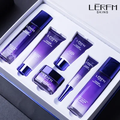 

OEM LERFM Beauty Care Caviar Hyaluronic Acid Skin Whitening Cream Set