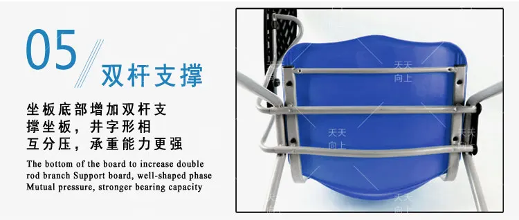 Students Study Chair Stacking Tablet Arm Chair Lecture Chair with Writing Board