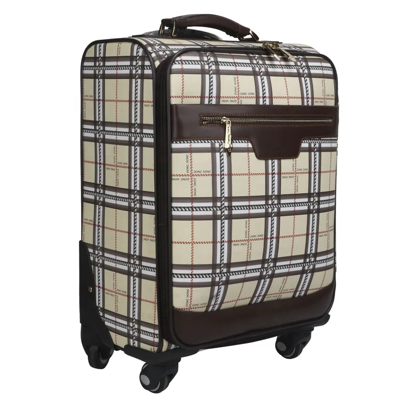 

Women luggage designer travel luggage PU suitcase