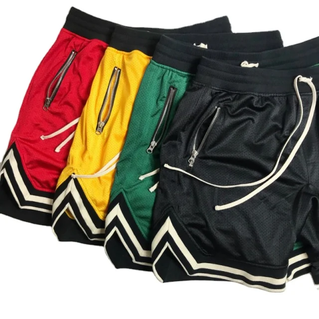 

Wholesale custom hot sale sports gym mesh track cycling shorts for mens