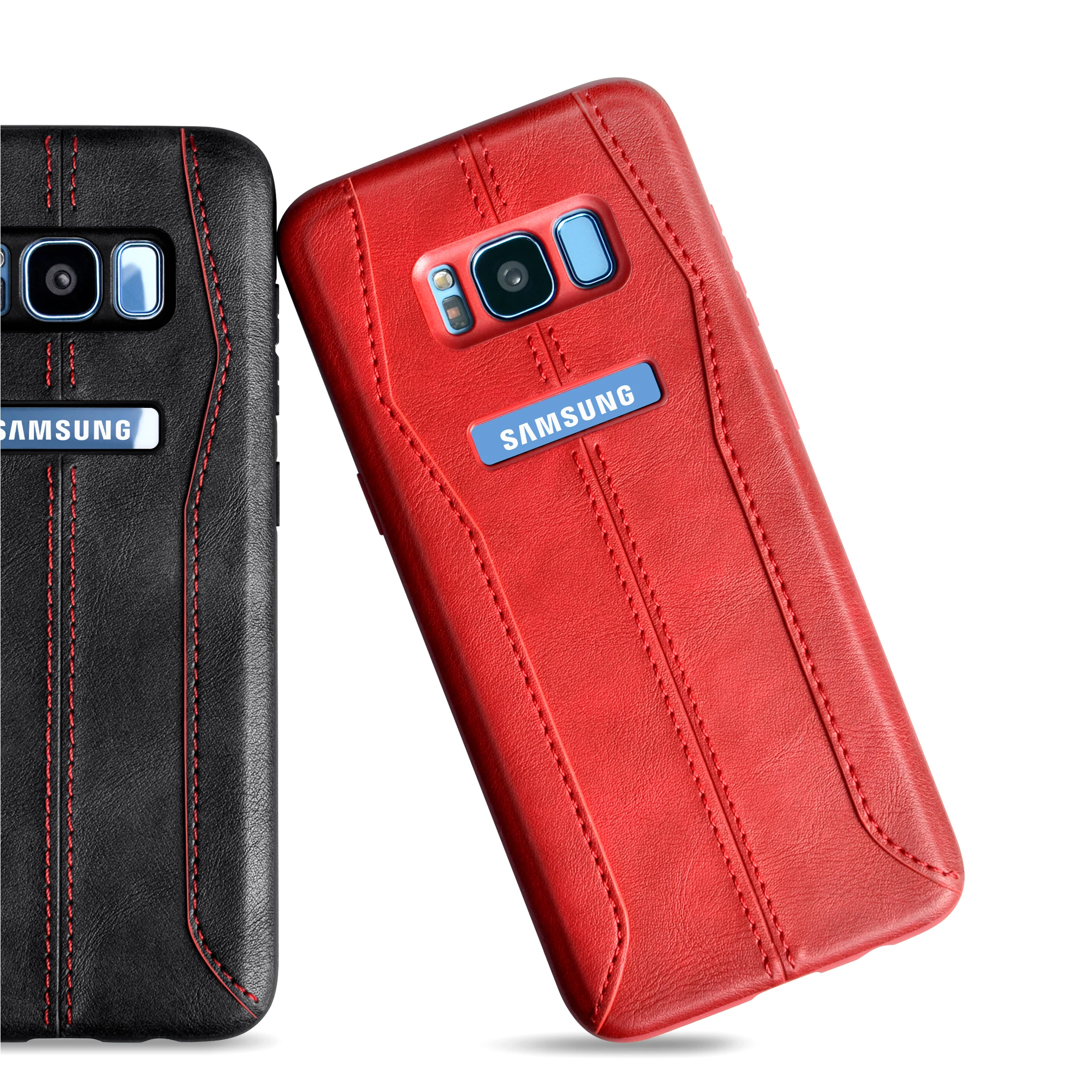 

PULOKA Fancy Simple Leather Cell Phone Hand Cases Back Cover for Iphone Samsung