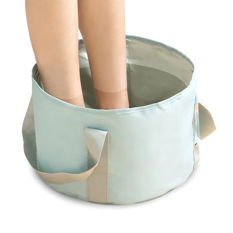 

Factory Made Tear Proof Oxford Cloth Outdoor Fishing Basin Outdoor Waterproof Portable Bucket Travel Folding Basin, Customized color