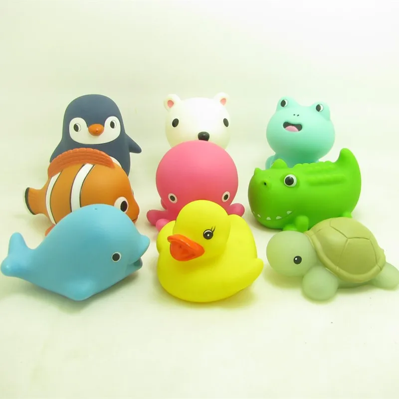 BPA Free Funny Children mini plastic toy baby bath toys