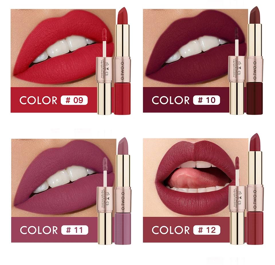 Malaysia Indonesia Best Selling Lipstick 12 Colors Velvet Liquid Nude ...