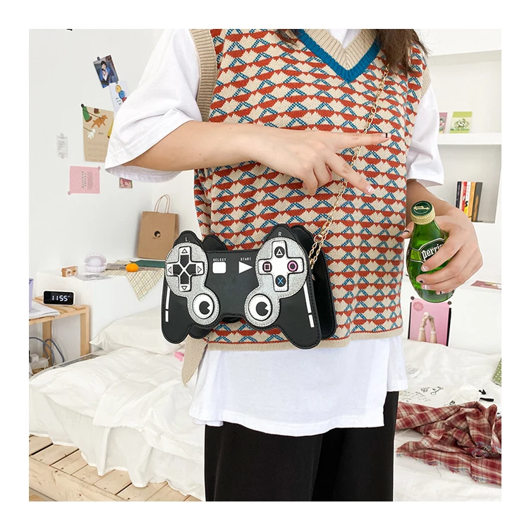 

2021 High Quality Fashion personality Game controller chain Shoulder Crossbody rts Handbags, Customized color