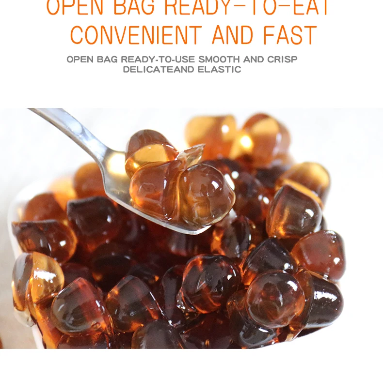 Wholesale Brown Sugar Taste Konjac Jelly For Milk Tea Buy Konjac