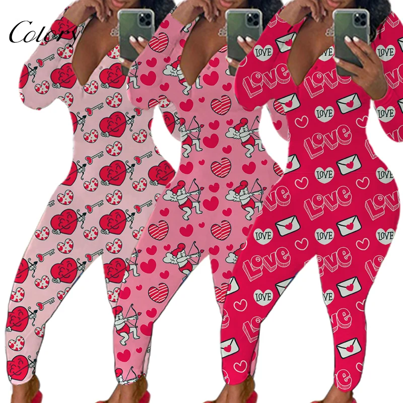 

Colory Floral Pajama Plus Size Wholesale Custom Logo Womens Pajamas, Picture shows