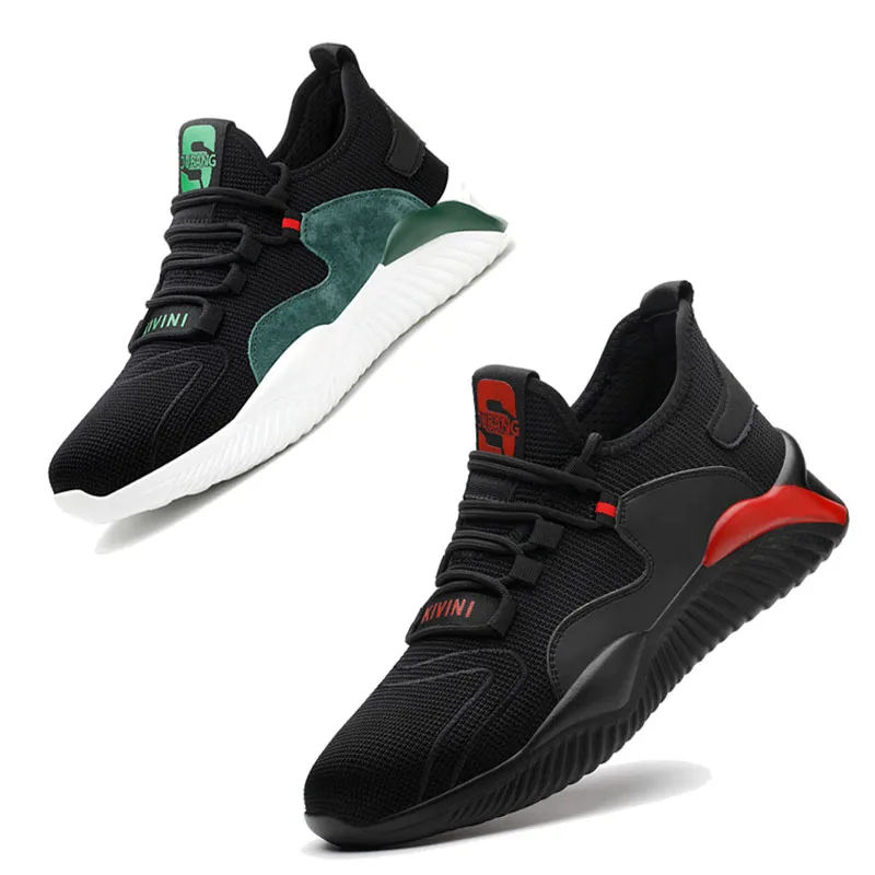 

2021 new fashionable sneaker lightweight china brand safety shoes men