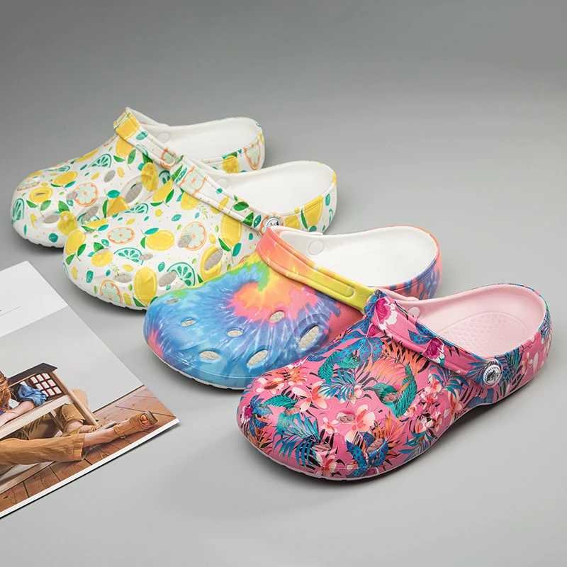 

Rainbow Shoes Classic Garden Clog EVA Flat PVC Men Fashion Clog Adda Clog Unisex Slipper Shoes Rainbow Pink Shoes, Blue yellow pink white navy black