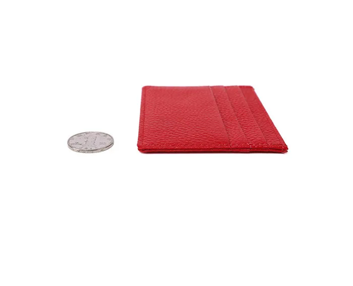 AL386 Hot Sales Genuine Leather Credit Card Holder Wallet For Gift