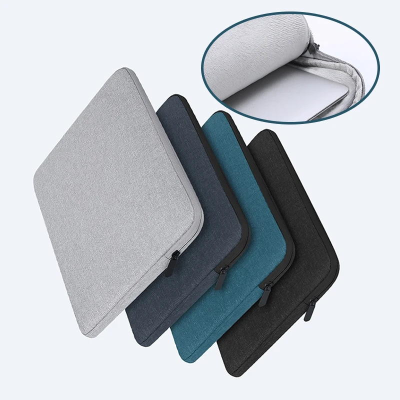 BUBM OEM Cheap High Quality Thick 13 15 Inch Lap Top Sac Avec Laptop Pouch Tas Case Sleeve for Apple Mac Macbook