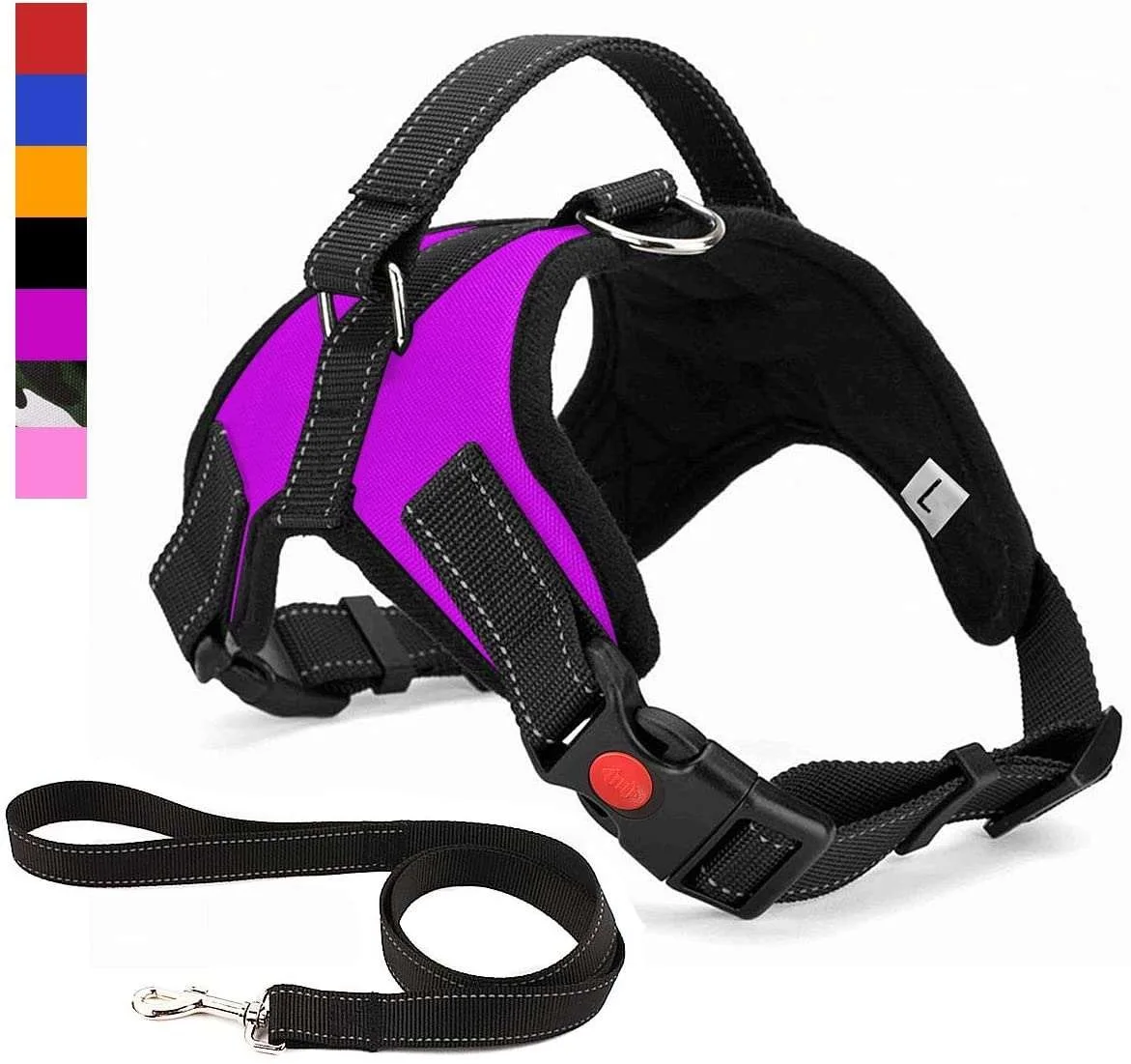 

high quality pet dogs products Supplies Nylon Pet Dog Harness for Large Medium Big Dog Harness Leash