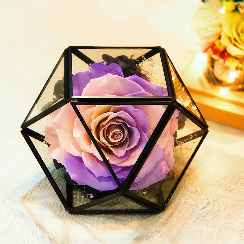 Christmas Home Decor Supplies Creative Valentine Gift Eternal Flower,Wholesale Eternal Rose