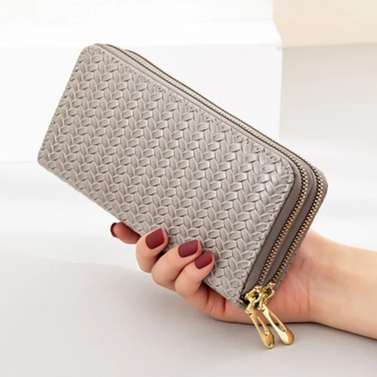 

Amazon hot sale fashion zipper wallet women's ladies wallet simple, Customized