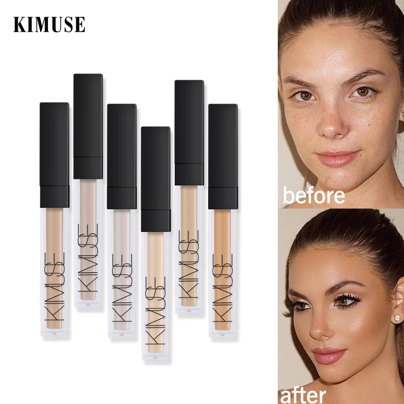 

KIMUSE Liquid Concealer Foundation Creamy Face Makeup Cover Eye Dark Circles Face Corrector cosmetics